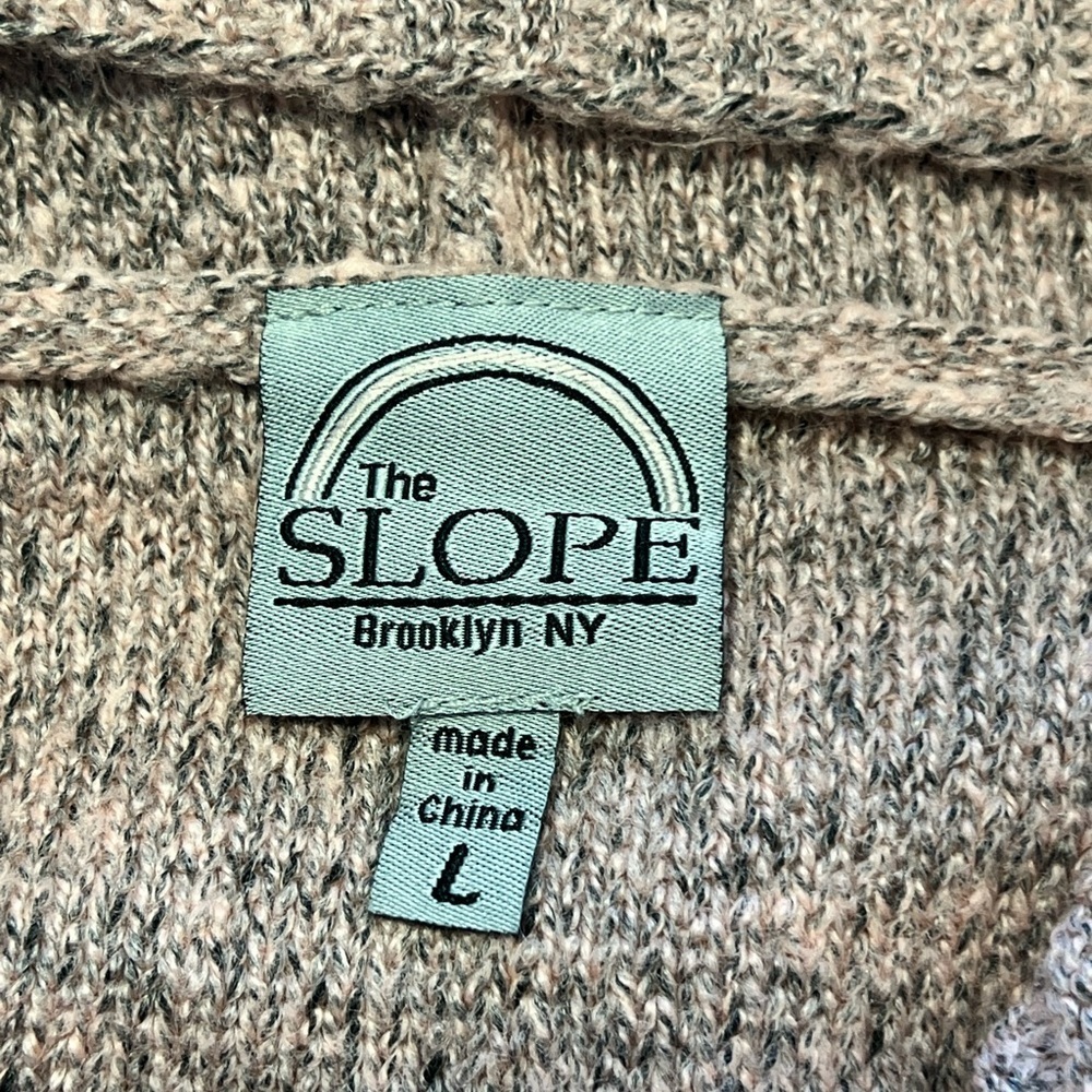 The Slope Colorblock Pullover Sweater - Pink, White, and Gray Size L - Picture 2 of 8